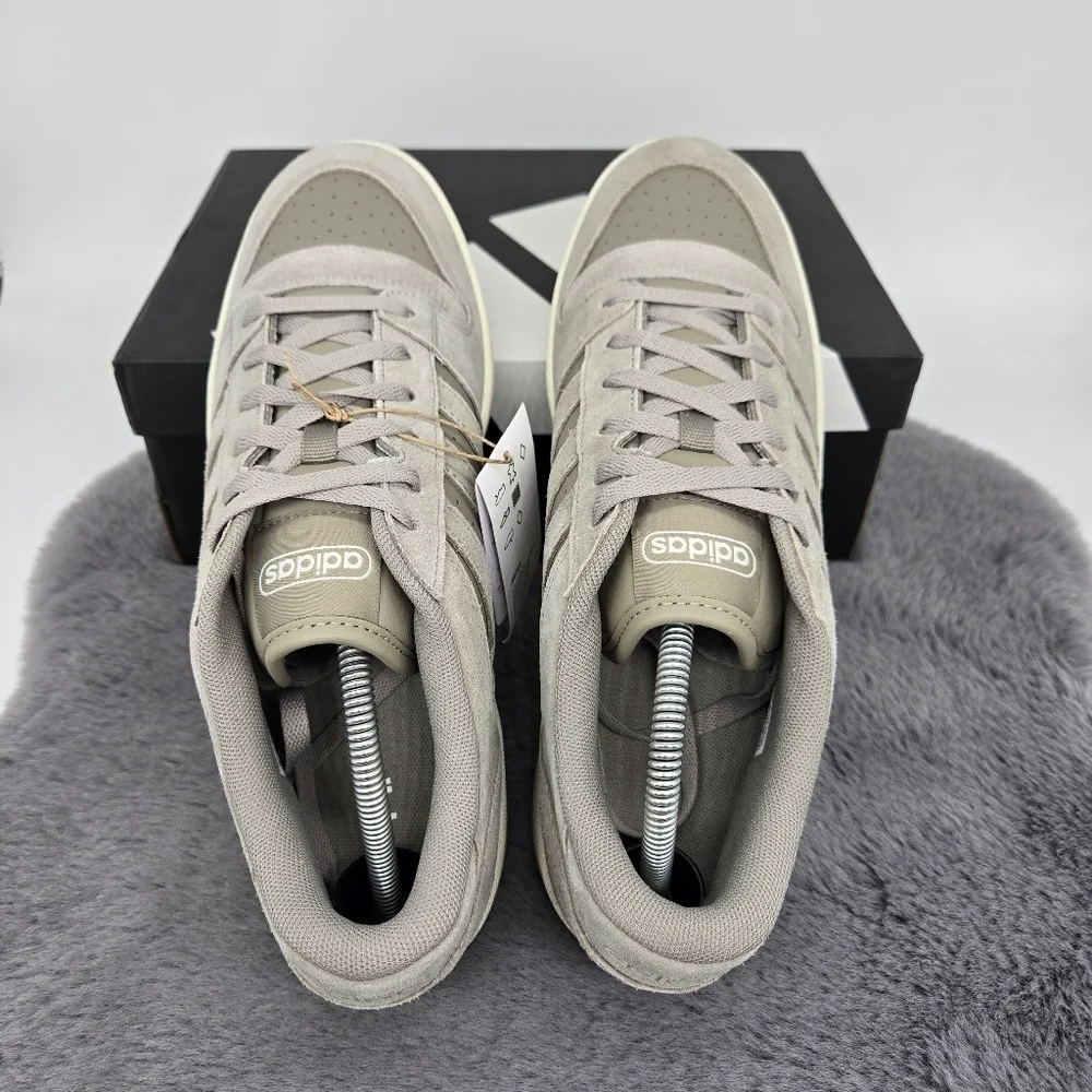 New Adidas Break Start Premium Low 'Beige Ivory' Men's Shoes Size 12 - Picture 5 of 8